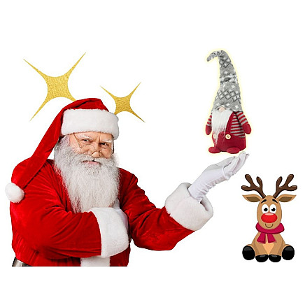 Ziemassvētku Rūķis, Ziemassvētku Vecītis, 38 cm