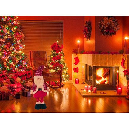 Ziemassvētku Rūķis Santa Klaus, 60-100 cm