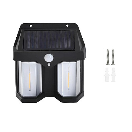 Solar lamp with twilight movement sensor 3 modes waterproof 1200lm