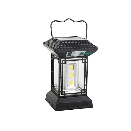 Solar lamp with twilight movement sensor 5 modes 60 led cob with remote control