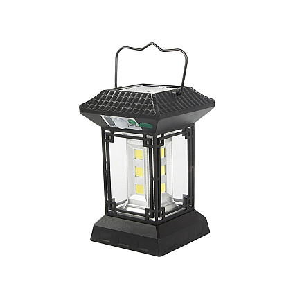 Solar lamp with twilight movement sensor 5 modes 60 led cob with remote control
