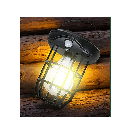 Solar lamp with twilight movement sensor 3 modes 3 led 1800lm waterproof