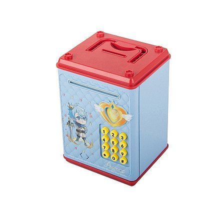 Money box cash machine code banknotes coins money pin code