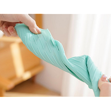 Silicone cover bag for flat iron curling iron hair dryer travel case