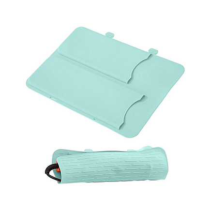 Silicone cover bag for flat iron curling iron hair dryer travel case