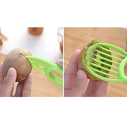 Avocado slicer knife fruit peeler multifunctional in plastic
