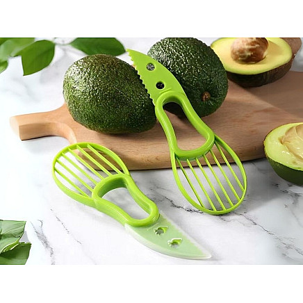 Avocado slicer knife fruit peeler multifunctional in plastic