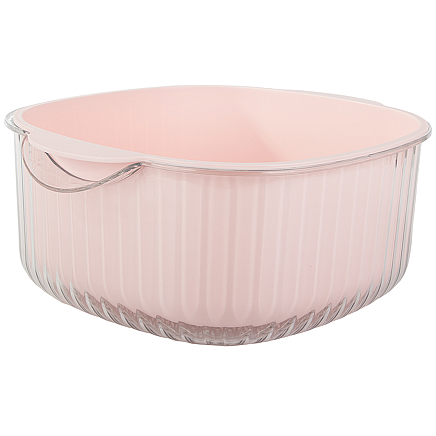 Double bowl for washing fruit colander strainer basket strainer strainer