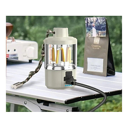 Travel light camping rechargeable led torch powerbank usb camping