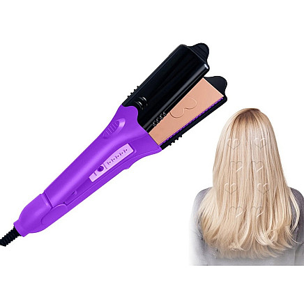 Hair straightener waveguide templates temperature control interchangeable plates