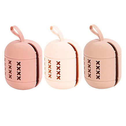 Make-up sponge holder silicone hanging cosmetics container