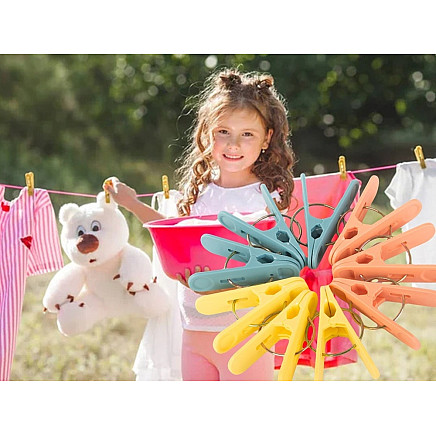 Clothes clips clothes clips clothes clips 18 pieces plastic frogs strong