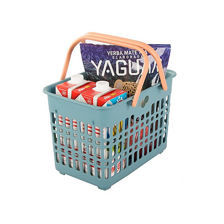 Shopping basket handy for mushrooms vegetables folding handles for picnics