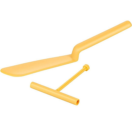 Pancake spatula with rolling pin for pancake omelettes