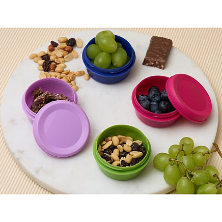 Dip containers for dips sauces 80ml 8pcs lid dressing set
