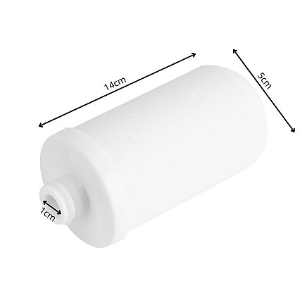 Water heater ionising filter cartridge for pure water