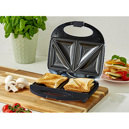 Toaster toast 750w sandwich double black
