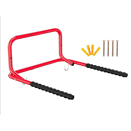 Āķa dubultais instrumentu turētājs darbnīcas velosipēds garāžai