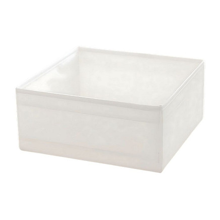 Textile organiser linen clothes shoes drawer white