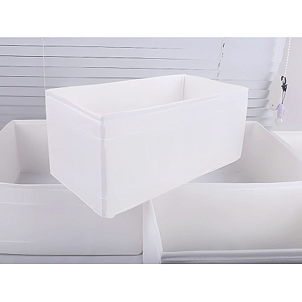 Bra organiser underwear socks clothes drawer wardrobe white