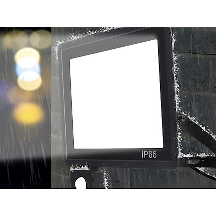 Halogen floodlight led 20w 6000k with dusk-to-dawn sensor ip66