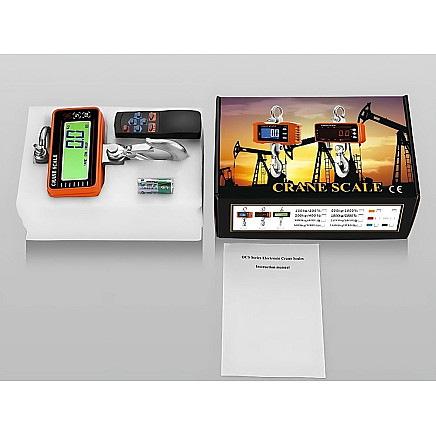 Digitālie karu svari 500 kg ar LCD displeju un tālvadības pulti