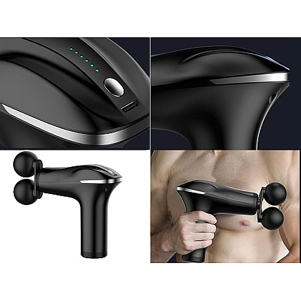 Back massage gun body leg massager strong massage gun 4 tips