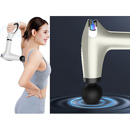 Back massage gun body leg massager strong massage gun 4 tips
