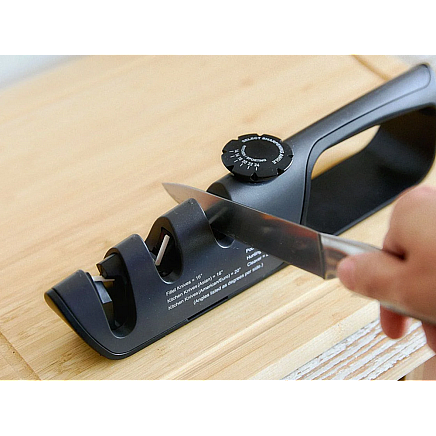 Knife sharpener kitchen scissors sharpening non-slip adjustment