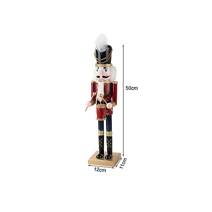 Nutcracker wooden soldier decorative christmas gift figurine