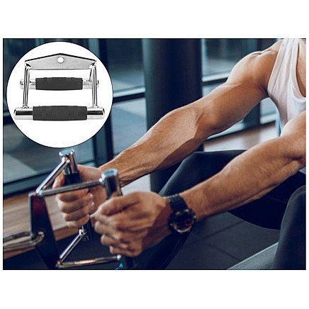 Tērauda dubultais trīsstūrveida rokturis trošu trenažierim