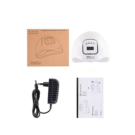 Nail lamp 46 led uv 150w for hybrids gels strong sun x5 max lcd
