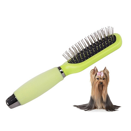 Cat hair brush dog self-cleaning grooming comb