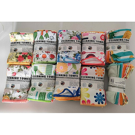 Microfibre cloths cleaning cloths set 6 cleaning set