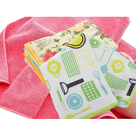 Microfibre cloths cleaning cloths set 6 cleaning set