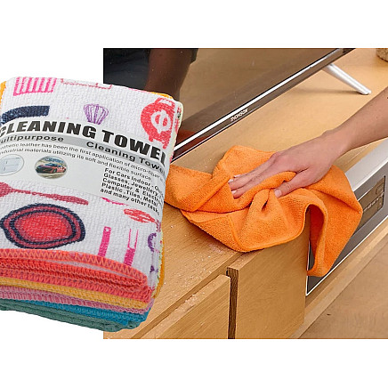Microfibre cloths cleaning cloths set 6 cleaning set