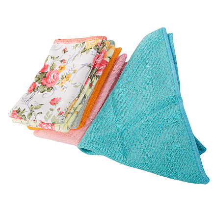 Microfibre cloths cleaning cloths set 6 cleaning set