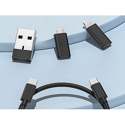 5-in-1 adapter kit usb-c micro usb type a phone in case