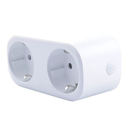 Smart double socket wifi smart timer 16a app
