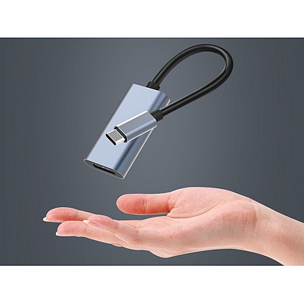 Usb-c to hdmi 4k 60hz 18cm usb 3.1-c laptop adapter cable transapter