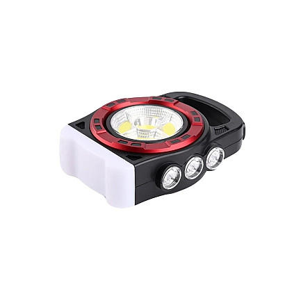 Solar torch portable rechargeable led light powerbank reflector power