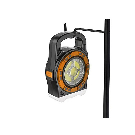 Solar torch portable rechargeable led light powerbank reflector power