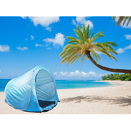 Beach tent self-folding lockable large pop-up cover for the beach
