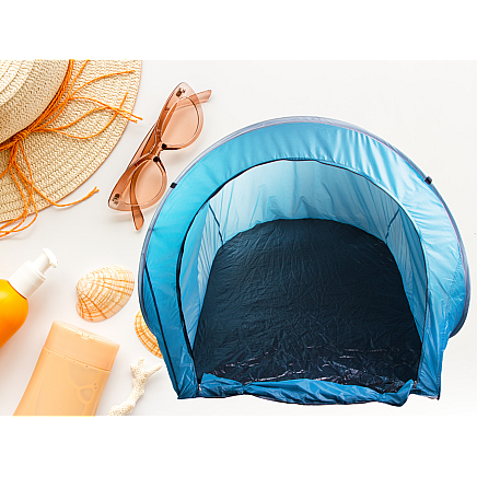 Beach tent self-folding lockable large pop-up cover for the beach