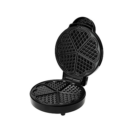Waffle maker sturdy 5 fluffy waffles waffle maker hearts 1000w