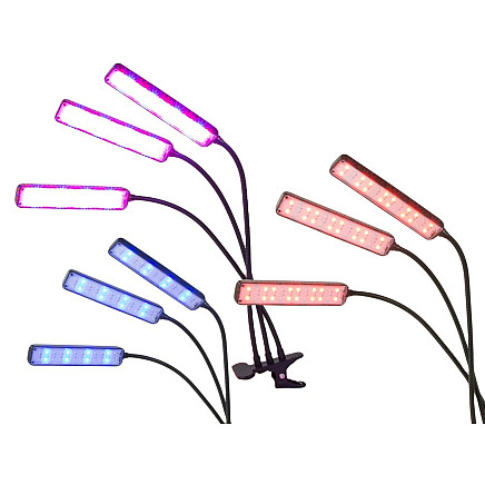 Led plant lamp usb grow panel grow light timer clip on flowers