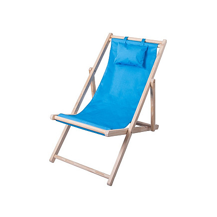 Wooden deckchair beach chairs folding garden cushion beach chair