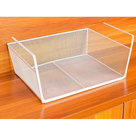 Metāla grozs piekaramais virtuves plaukts organizators zem plaukta