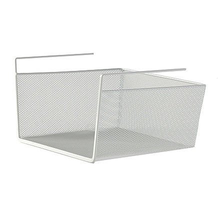 Metāla grozs piekaramais virtuves plaukts organizators zem plaukta