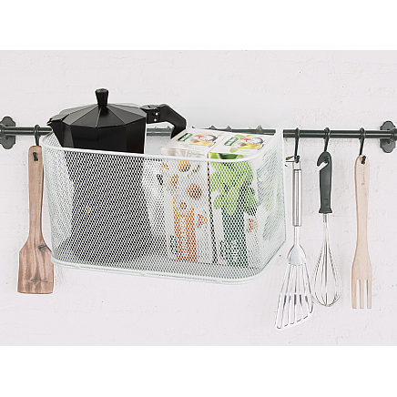 Grozs metāla organizators piekaramais virtuves plaukts